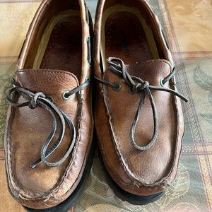 Mens sperry leather shoes loafers